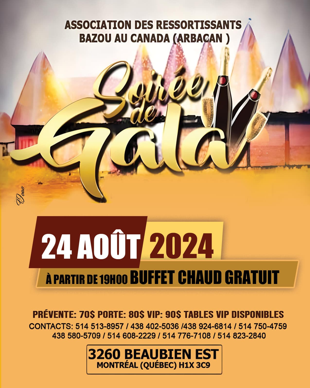 Soirée de gala ARBACAN 2024